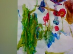 Collaborative painting - Two kids working at once